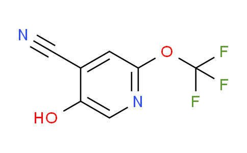 4-Cyano-5-hydroxy-2-(trifluoromethoxy)pyridine