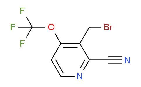 3-(Bromomethyl)-2-cyano-4-(trifluoromethoxy)pyridine