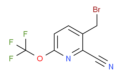 3-(Bromomethyl)-2-cyano-6-(trifluoromethoxy)pyridine