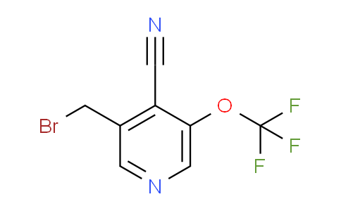 3-(Bromomethyl)-4-cyano-5-(trifluoromethoxy)pyridine