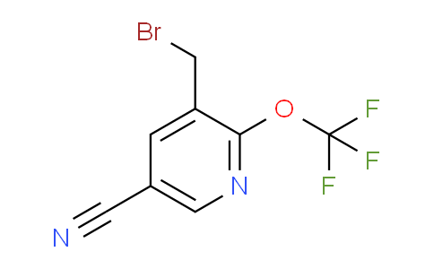 3-(Bromomethyl)-5-cyano-2-(trifluoromethoxy)pyridine