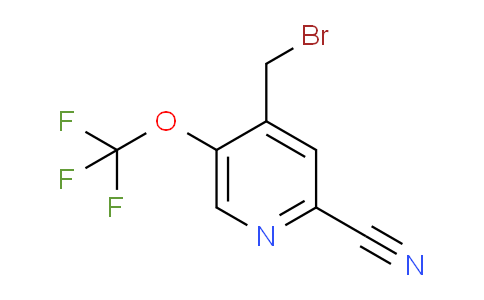 4-(Bromomethyl)-2-cyano-5-(trifluoromethoxy)pyridine
