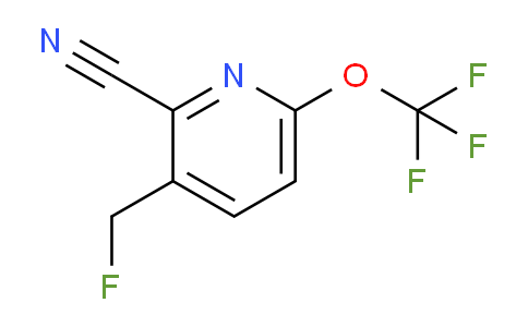 2-Cyano-3-(fluoromethyl)-6-(trifluoromethoxy)pyridine