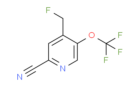 2-Cyano-4-(fluoromethyl)-5-(trifluoromethoxy)pyridine