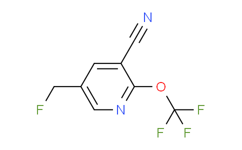 3-Cyano-5-(fluoromethyl)-2-(trifluoromethoxy)pyridine