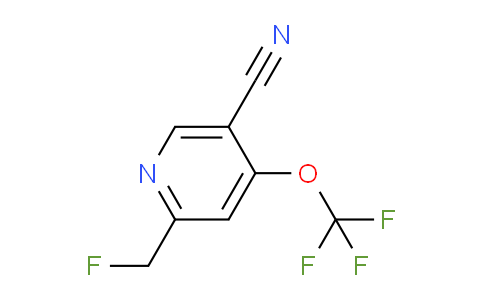 5-Cyano-2-(fluoromethyl)-4-(trifluoromethoxy)pyridine
