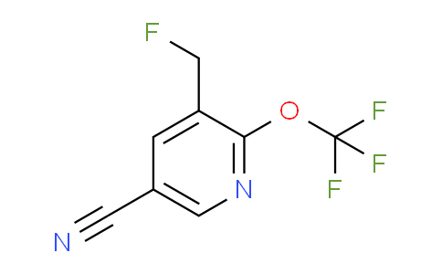 5-Cyano-3-(fluoromethyl)-2-(trifluoromethoxy)pyridine