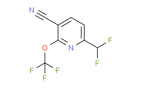 3-Cyano-6-(difluoromethyl)-2-(trifluoromethoxy)pyridine