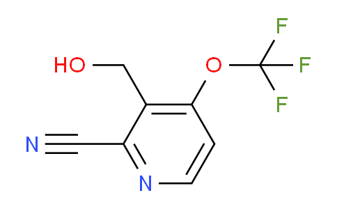 2-Cyano-4-(trifluoromethoxy)pyridine-3-methanol