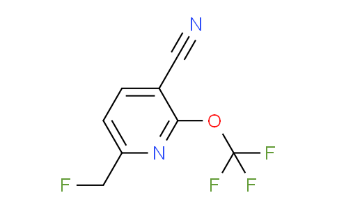 3-Cyano-6-(fluoromethyl)-2-(trifluoromethoxy)pyridine