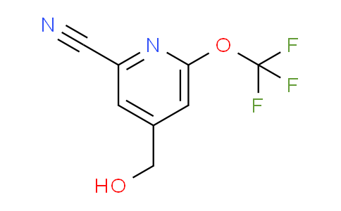 2-Cyano-6-(trifluoromethoxy)pyridine-4-methanol