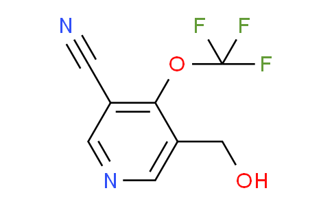 3-Cyano-4-(trifluoromethoxy)pyridine-5-methanol