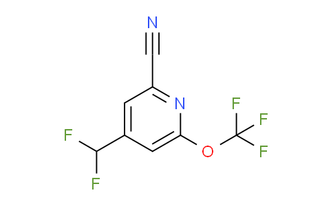2-Cyano-4-(difluoromethyl)-6-(trifluoromethoxy)pyridine