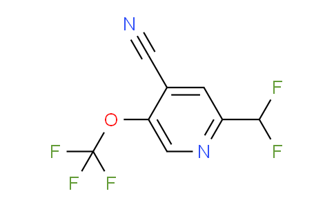 AM98834 | 1361918-23-1 | 4-Cyano-2-(difluoromethyl)-5-(trifluoromethoxy)pyridine