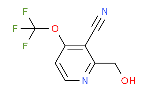 3-Cyano-4-(trifluoromethoxy)pyridine-2-methanol