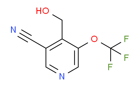 3-Cyano-5-(trifluoromethoxy)pyridine-4-methanol