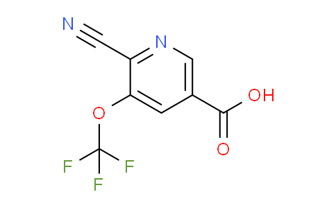 2-Cyano-3-(trifluoromethoxy)pyridine-5-carboxylic acid