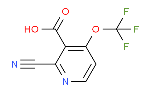 2-Cyano-4-(trifluoromethoxy)pyridine-3-carboxylic acid