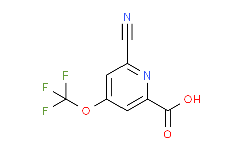 2-Cyano-4-(trifluoromethoxy)pyridine-6-carboxylic acid