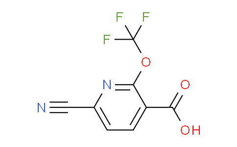6-Cyano-2-(trifluoromethoxy)pyridine-3-carboxylic acid