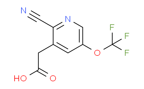 2-Cyano-5-(trifluoromethoxy)pyridine-3-acetic acid
