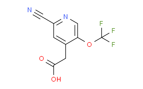 2-Cyano-5-(trifluoromethoxy)pyridine-4-acetic acid