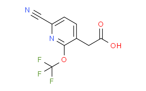 6-Cyano-2-(trifluoromethoxy)pyridine-3-acetic acid