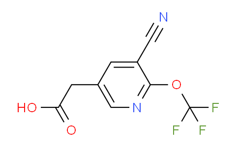 3-Cyano-2-(trifluoromethoxy)pyridine-5-acetic acid