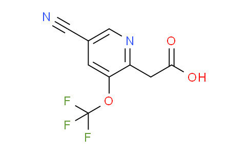 5-Cyano-3-(trifluoromethoxy)pyridine-2-acetic acid