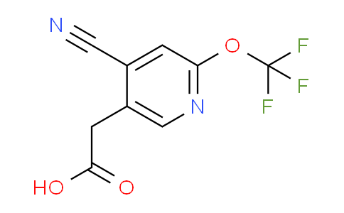 4-Cyano-2-(trifluoromethoxy)pyridine-5-acetic acid
