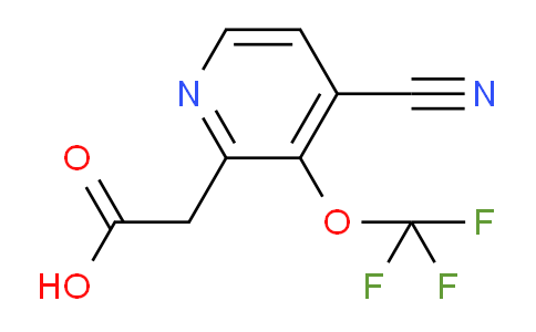 4-Cyano-3-(trifluoromethoxy)pyridine-2-acetic acid