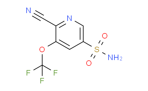 2-Cyano-3-(trifluoromethoxy)pyridine-5-sulfonamide