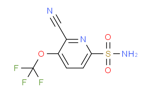2-Cyano-3-(trifluoromethoxy)pyridine-6-sulfonamide