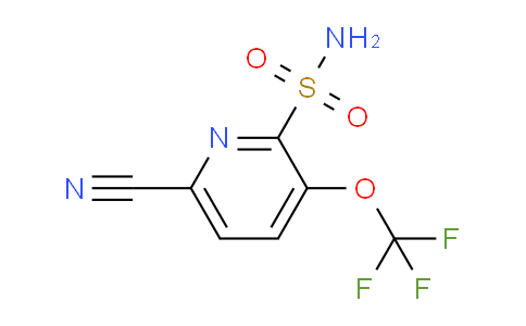 6-Cyano-3-(trifluoromethoxy)pyridine-2-sulfonamide