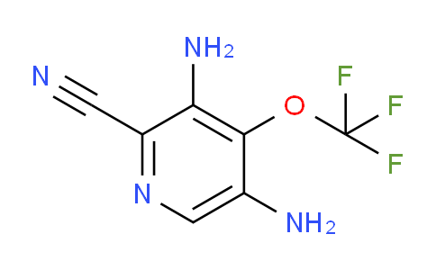 2-Cyano-3,5-diamino-4-(trifluoromethoxy)pyridine