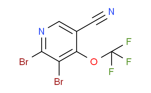 5-Cyano-2,3-dibromo-4-(trifluoromethoxy)pyridine