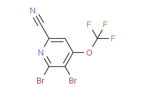 6-Cyano-2,3-dibromo-4-(trifluoromethoxy)pyridine