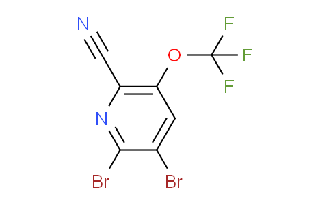 6-Cyano-2,3-dibromo-5-(trifluoromethoxy)pyridine