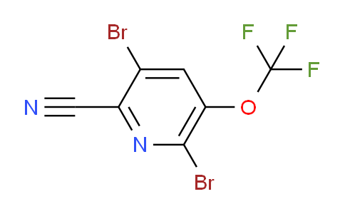 2-Cyano-3,6-dibromo-5-(trifluoromethoxy)pyridine