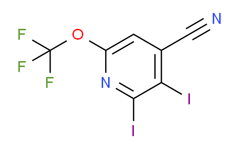 4-Cyano-2,3-diiodo-6-(trifluoromethoxy)pyridine