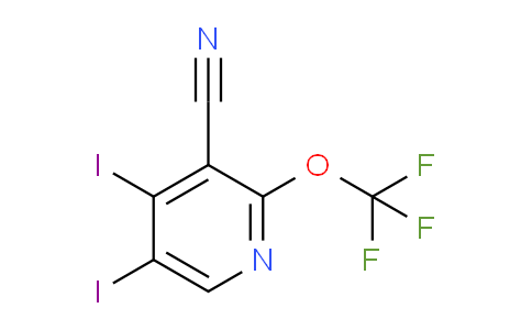3-Cyano-4,5-diiodo-2-(trifluoromethoxy)pyridine