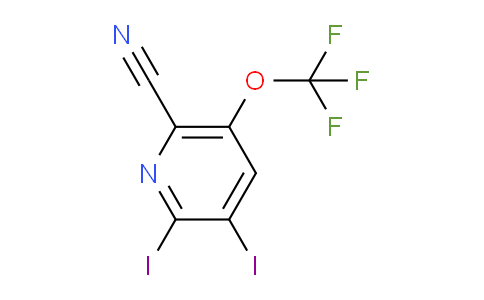 6-Cyano-2,3-diiodo-5-(trifluoromethoxy)pyridine