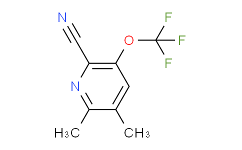 6-Cyano-2,3-dimethyl-5-(trifluoromethoxy)pyridine