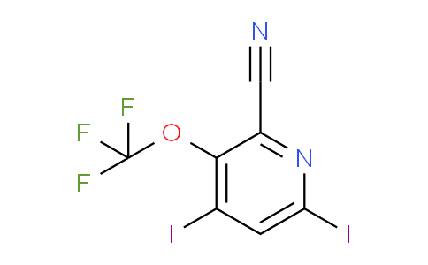 2-Cyano-4,6-diiodo-3-(trifluoromethoxy)pyridine