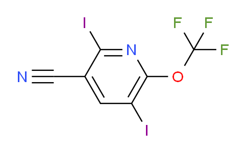 3-Cyano-2,5-diiodo-6-(trifluoromethoxy)pyridine