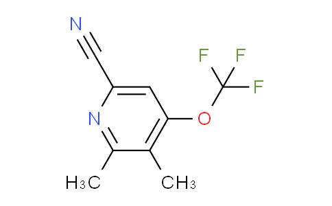 6-Cyano-2,3-dimethyl-4-(trifluoromethoxy)pyridine