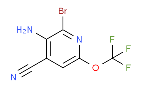 3-Amino-2-bromo-4-cyano-6-(trifluoromethoxy)pyridine