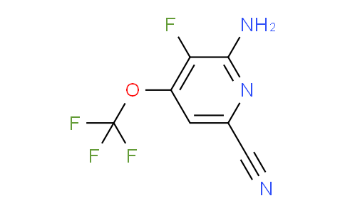 2-Amino-6-cyano-3-fluoro-4-(trifluoromethoxy)pyridine