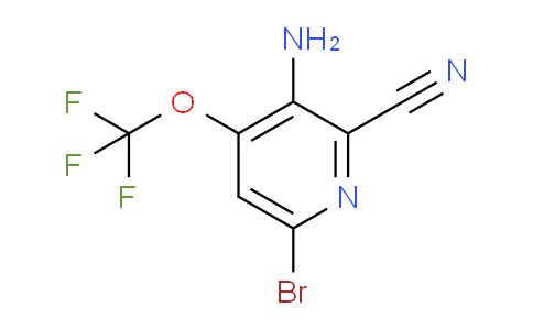 3-Amino-6-bromo-2-cyano-4-(trifluoromethoxy)pyridine