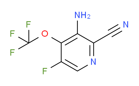 3-Amino-2-cyano-5-fluoro-4-(trifluoromethoxy)pyridine
